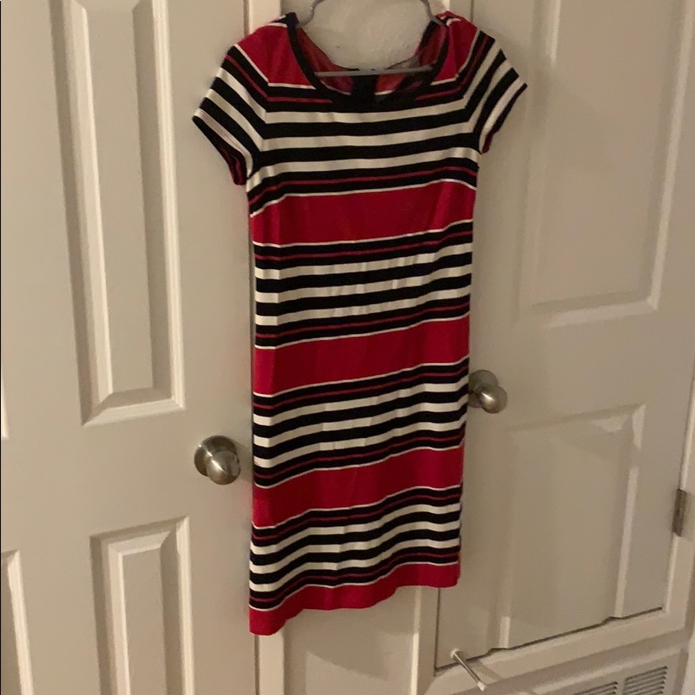 Banana Republic striped work dress size 2
